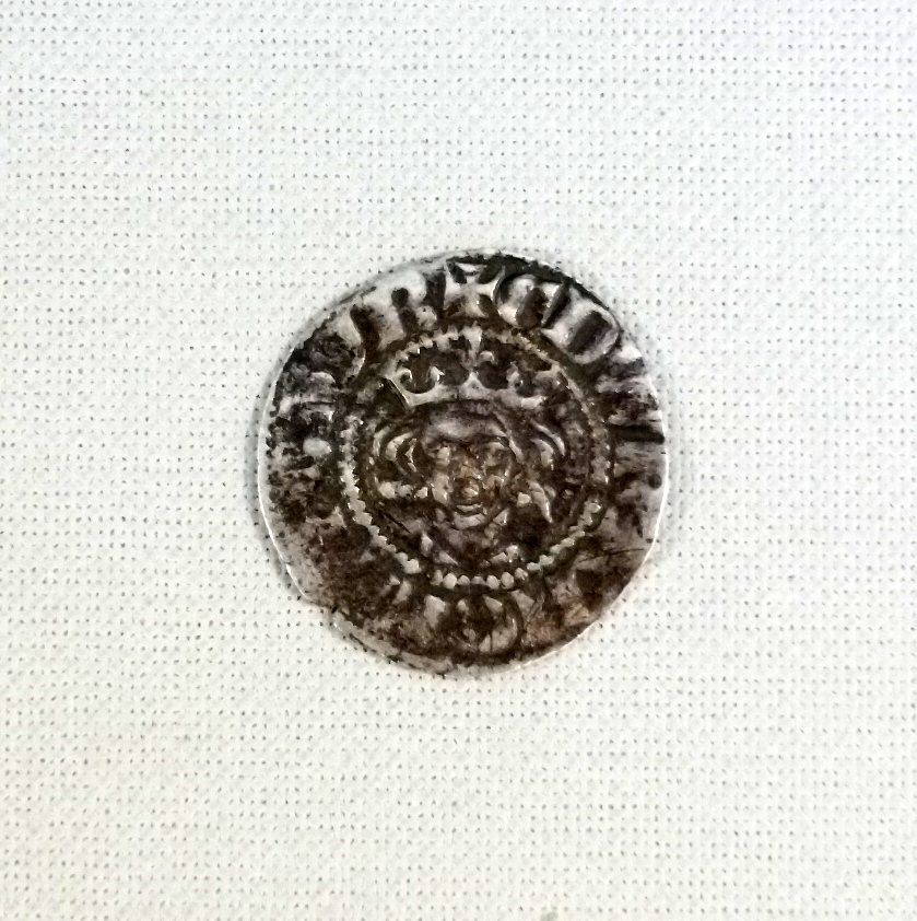 EDWARD III? PENNY, CHARLES I SHILLING x 2 AND ANOTHER COIN [4] - Bild 8 aus 9