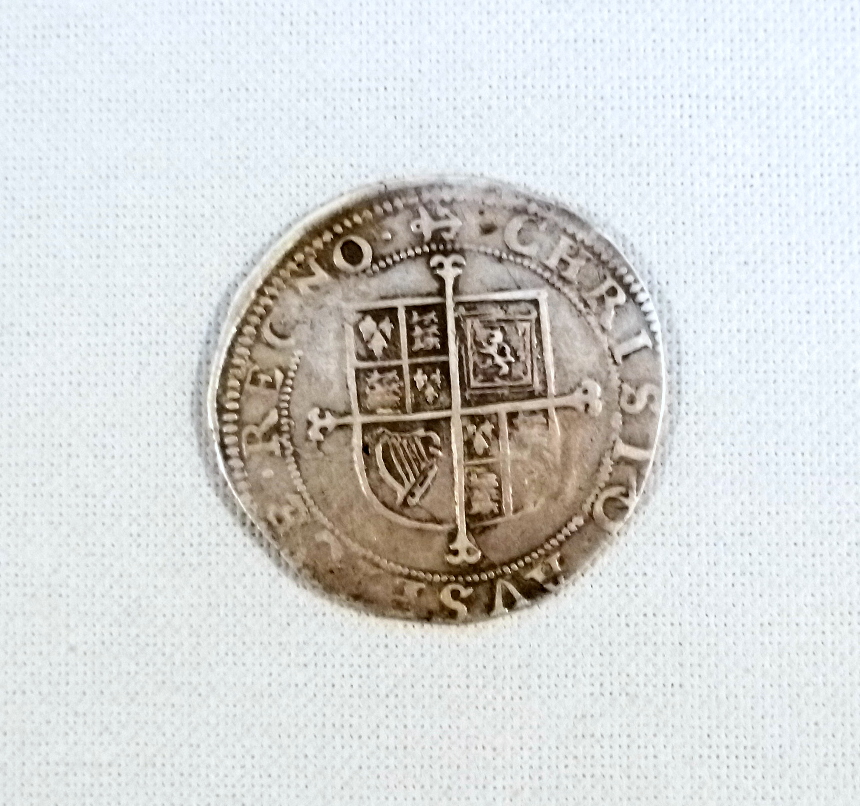 EDWARD III? PENNY, CHARLES I SHILLING x 2 AND ANOTHER COIN [4] - Bild 5 aus 9