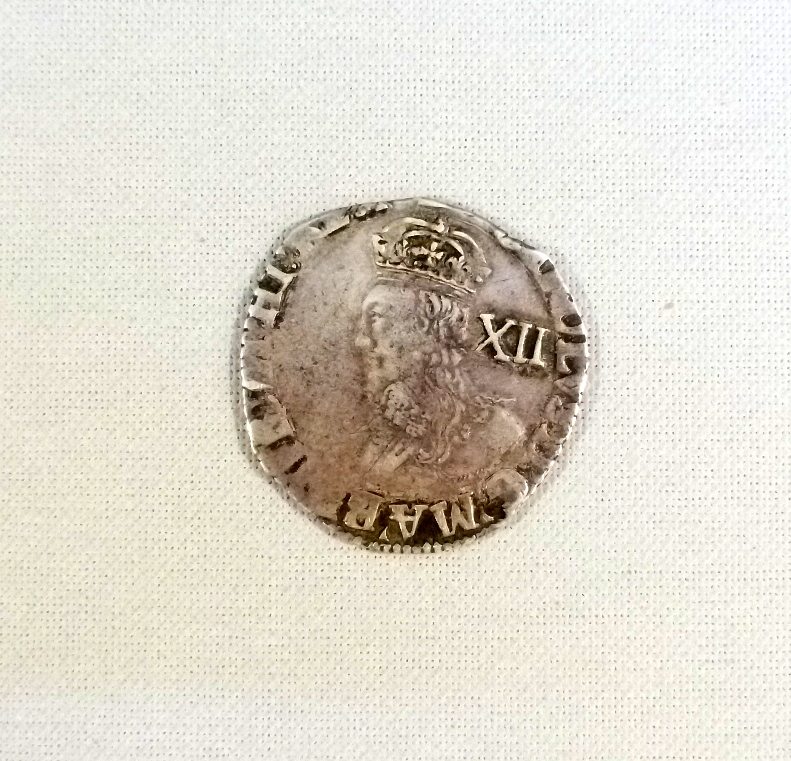 EDWARD III? PENNY, CHARLES I SHILLING x 2 AND ANOTHER COIN [4] - Bild 6 aus 9