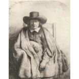 Harmenszoon van Rijn, Rembrandt (Leiden 1606 - Amsterdam 1669) Clement de Jonghe Etching a. dry