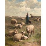 Leemputten, Cornelis van (Werchter 1841 - Schaerbeek 1902) Sheep in the Dunes Oil/canvas, 80 x 64