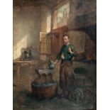 Scheeres, Hendricus Johannes (Den Haag 1829 - Den Haag 1864) Companion Pieces: In the Workshop of