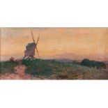 Maurice Sys (Gent 1880 - Gent 1972) Landschaft mit Mühle Öl/Lw., 40,5 x 80 cm, r. u. sign. Maurice