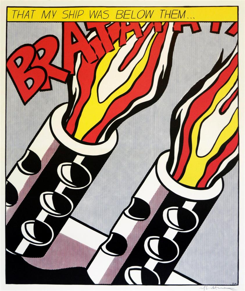 ROY LICHTENSTEIN - As I Opened Fire [later edition] - Image 3 of 4