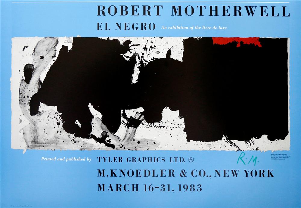 ROBERT MOTHERWELL - Black with No Way Out