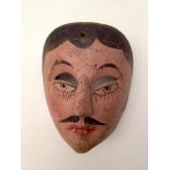 MEXICAN MASKMAKER [20th century] - Mexican Mask [Traditional - 0158]. From the Tejonero dance, Ap...