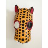 MEXICAN MASKMAKER [20th century] - Mexican Mask [Traditional - 0169]. A Jaguar mask from the Carn...