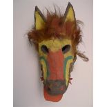 MEXICAN MASKMAKER [20th century] - Mexican Mask [Traditional - 0082]. Fariseo Mask. From the Sema...