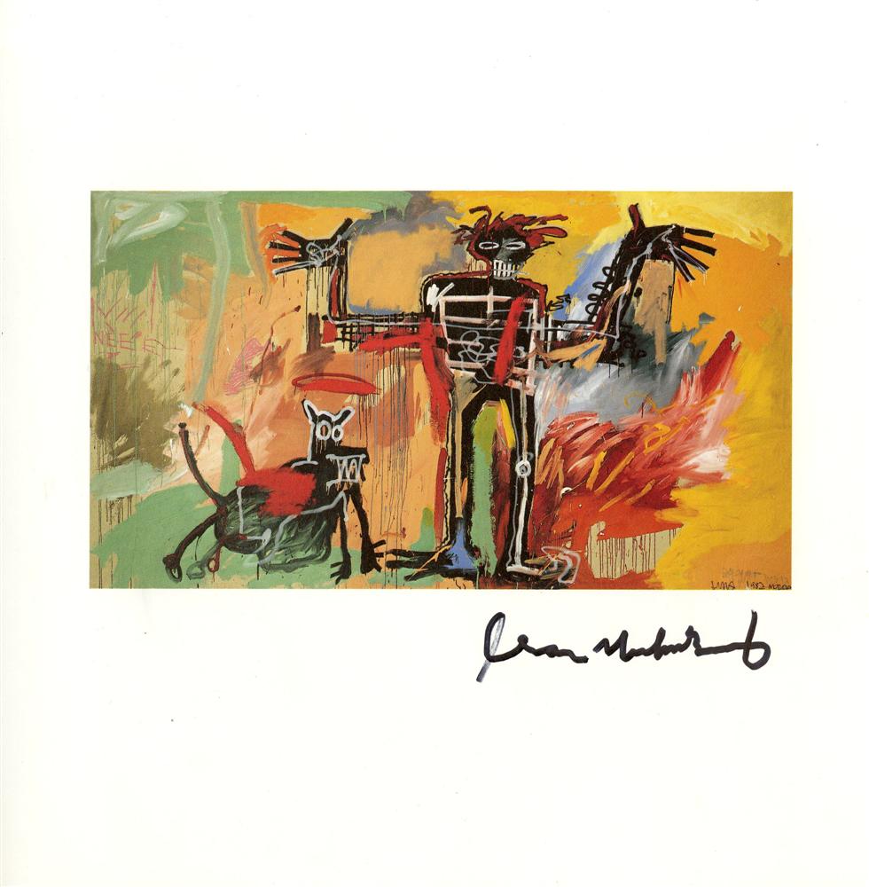 JEAN-MICHEL BASQUIAT - Boy and Dog in a Johnnypump
