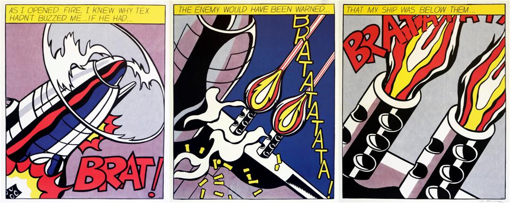 ROY LICHTENSTEIN - As I Opened Fire [later edition] - Image 4 of 4