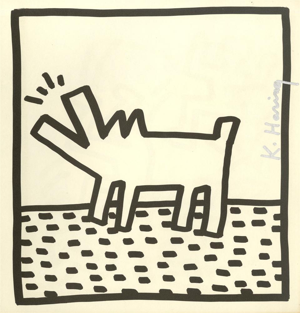 KEITH HARING - Barking Dog