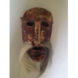 MEXICAN MASKMAKER [20th century] - Mexican Mask [Traditional - 0176]. A Tastoan mask for the Holy...