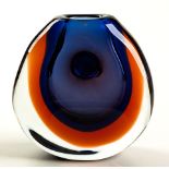 A MOSER GLASSWORKS VASE DESIGNED BY VLADIMIR MIKA, 1967 This pattern vase is part of a range that