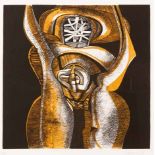 Cecil Edwin Frans Skotnes (South African 1926-2009) ABSTRACT FIGURE aquatint and intaglio etching,