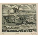 Peter Clarke (South African 1929-2014) SILENCE etching, signed and dated 22.12.1978, numbered 6/40
