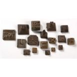 A MISCELLANEOUS COLLECTION OF SEVENTEEN BRONZE ASHANTI PIECES, GHANA (17)