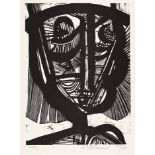 Cecil Edwin Frans Skotnes (South African 1926-2009) HEAD woodcut, signed, dated 1972 and numbered