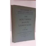 Doke, C. M. THE SOUTHERN BANTU LANGUAGES Dawsons Pall Mall, London, 1967 soft cover, includes