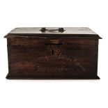 Meyer, C. J. DIYATALAWA KAMP, CEYLON BOER P. O. W. CASKET Ceylon, 1902 A large handsome dark wood