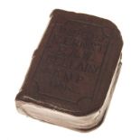 Ernst, F. HIGHLY POLISHED STONE PAPER WEIGHT IN THE SHAPE OF A CLOSED BOOK Bellary Camp: 1901 The