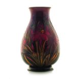 A MOORCROFT ‘FREESIA’ PATTERN FLAMBÈ VASE, 1950's impressed Moorcroft Potter to HM The Queen 32,