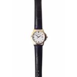 A STAINLESS STEEL WRISTWATCH, RAYMOND WEIL reference no. 5376.E228104, manual, the oval gilt dial