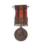Anon QUEEN'S SOUTH AFRICA MEDAL (3 CLASPS) CAPE COLONY, ORANGE FREE STATE, SOUTH AFRICA 1902,