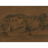 Wolf Kibel (South African 1903-1938) LANDSCAPE signed watercolour on paper 20,5 by 27cm