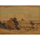 Jacob Hendrik Pierneef (South African 1886-1957) BLESKOP RUSTENBURG TVL. signed and inscribed with