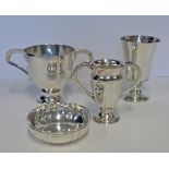 A MISCELLANEOUS COLLECTION OF SILVER ITEMS, VARIOUS MAKERS AND DATES, BIRMINGHAM, LONDON AND SOUTH