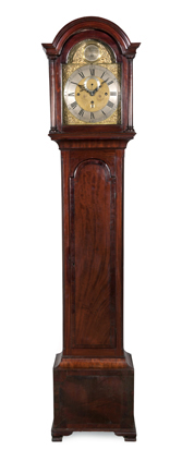 A GEORGE III MAHOGANY LONGCASE CLOCK, THOMAS MONKHOUSE, LONDON, 18TH CENTURY BUYERS ARE ADVISED THAT