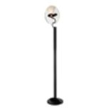 AN OLIMPIA FLOOR LAMP DESIGNED IN 1987 BY CARLO FORCOLINI FOR ARTEMIDE the eye-shaped lamp within