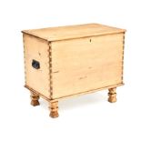 A CAPE CEDARWOOD KIST, 19TH CENTURY the hinged rectangular moulded top enclosing a compartment,