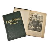 Various BLACK & WHITE BUDGET VOL. 1 - 3, 3 VOLS IN 2 London: Black & White Publ. Co. Ltd, 1900 First