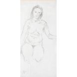 Jean Max Friedrich Welz (South African 1900-1975) NUDE signed and dated '51 pencil on paper 48 by