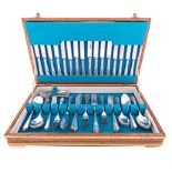A CANTEEN OF SILVER CUTLERY, J.B. CHATTERLEY & SON, SHEFFIELD, 1968-1972 comprising: 8 dinner