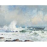 Walter Gilbert Wiles (South African 1875-1966) SEASCAPE signed pastel on paper 42 by 54,5cm