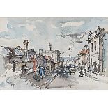 Gregoire Johannes Boonzaier (South African 1909-2005) DISTRICT SIX signed and dated 1974 watercolour