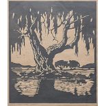 Jacob Hendrik Pierneef (South African 1886-1957) PROEFDRUK (NILANT 79) linocut, signed, inscribed