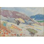 Alice Tennant (South African 1890-1976) VELDBLOMME signed mixed media on paper 18,5 by 27,5cm