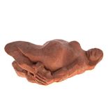Ben Arnold (South African 1942-) WOMAN IN LABOUR terracotta height: 17cm