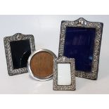 A MISCELLANEOUS COLLECTION OF FOUR PICTURE FRAMES, VARIOUS MAKERS AND DATES, CHESTER AND BIRMINGHAM,