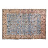 A TABRIZ CARPET, NORTH WEST PERSIA, MODERN the sky-blue field with an overall pattern of