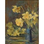 Amy Beatrice Hazell (South African 1864 --1946) DAFFODILS signed; inscribed with the title and '
