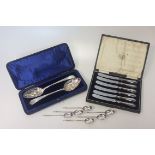 AN ASSEMBLED SET OF CUTLERY, VARIOUS MAKERS AND DATES, LONDON AND SHEFFIELD, 1800-1929 comprising: