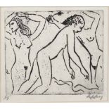 Lippy (Israel-Isaac) Lipshitz (South African 1903-1980) THREE NUDES etching, signed and numbered 1/1