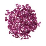 A MISCELLANEOUS COLLECTION OF MARQUISE–CUT RUBIES various sizes, weighing approximately 15.07cts