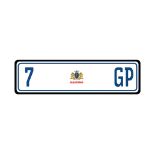 NUMBER PLATE 7GP All costs to transfer the certificates into the buyer's name will be paid by the