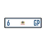 NUMBER PLATE 6GP All costs to transfer the certificates into the buyer's name will be paid by the