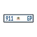 NUMBER PLATE 911GP All costs to transfer the certificates into the buyer's name will be paid by
